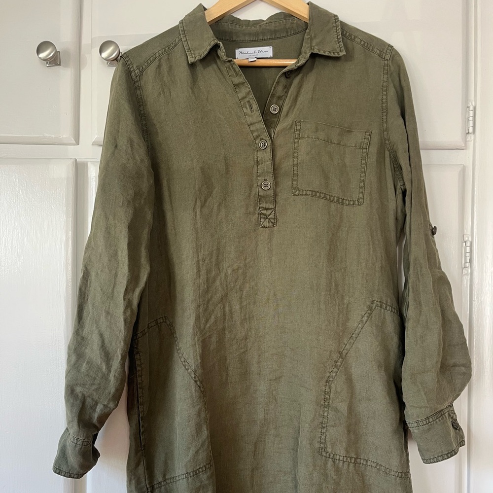 Michael Stars cargo dress - green. In great condition & only worn a few times.